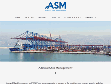 Tablet Screenshot of admiral-ship.com